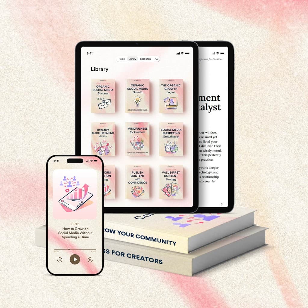 Ebooks + podcast library